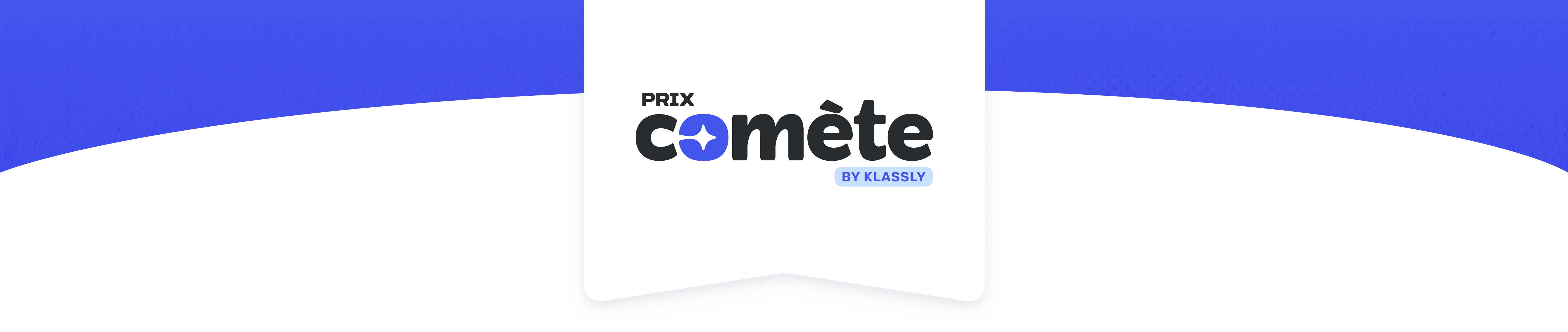 HeaderPrixComete Logo du Prix Comète by Klassly