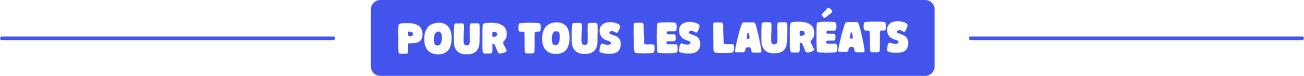 TOUS LES LAUREATS