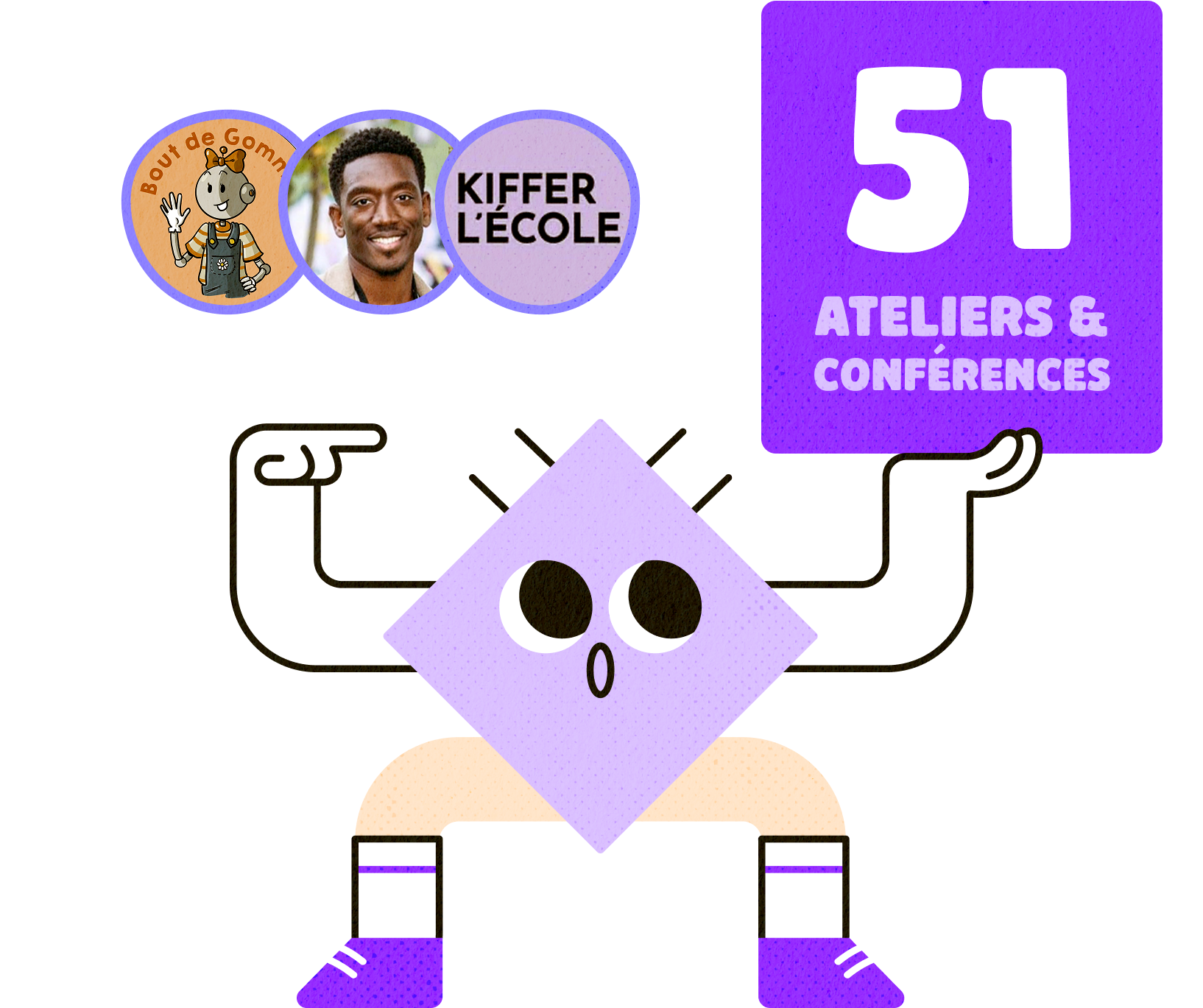 51 Ateliers 51 ateliers et conférences.