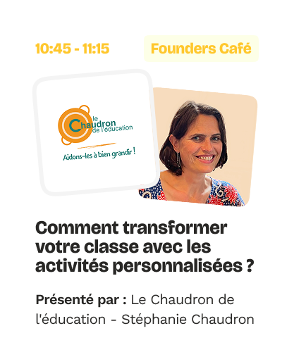 Découvrez l'atelier : Le café des pratiques présenté par les Maitresses en Baskets