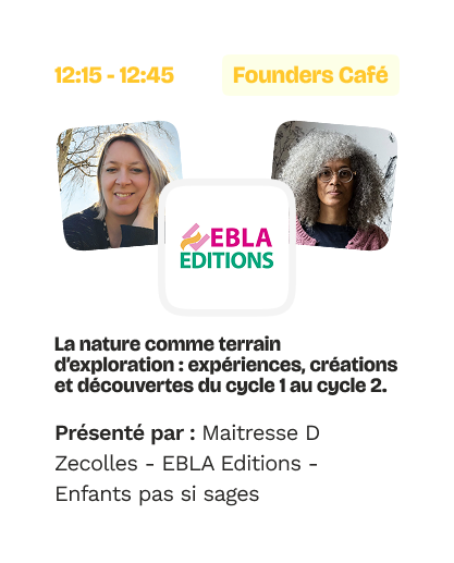 Découvrez l'atelier : Le café des pratiques présenté par les Maitresses en Baskets