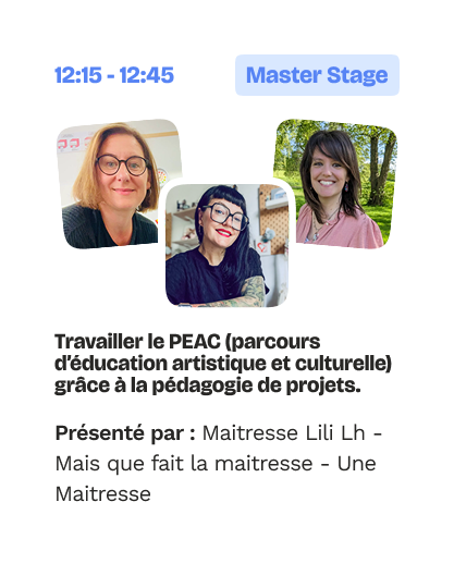 Découvrez l'atelier : Le café des pratiques présenté par les Maitresses en Baskets