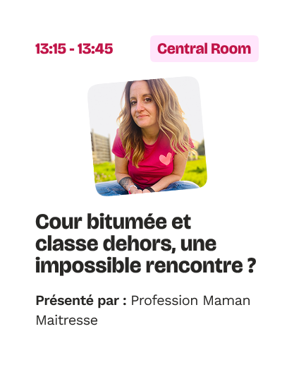 Découvrez l'atelier : Le café des pratiques présenté par les Maitresses en Baskets